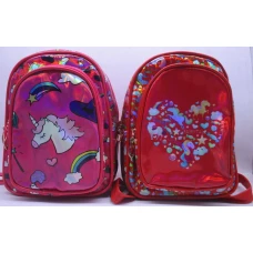 Рюкзак дитячий /890/ шкір/зам "Єдиноріг" голограф. 23*18,5*7см6кол.  (1/6/60)