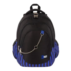 Рюкзак шкільний "ST.RIGHT" /BP06/ BLACK & BLUE 667510, 43*31*21 см