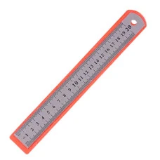 Лінійка 20см метал ''JO'' /1018-20/ 0,3S (1/12/1200)