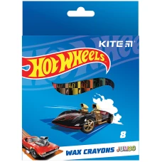 Крейда воскова "Kite" /HW24-076/ Jumbo, 8кол. "Hot Wheels" (12/144)