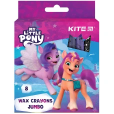 Крейда воскова "Kite" /LP24-076/ Jumbo, 8кол. "My Little Pony" (12/144)