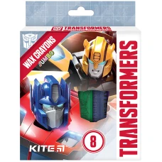 Крейда воскова "Kite" /TF24-076/ Jumbo, 8кол. "Transformers" (12/144)
