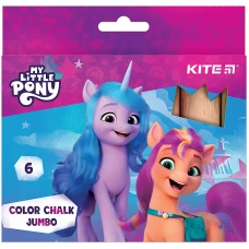 Крейда кольорова 6кол. "Kite" /LP24-073/ Jumbo "My Little Pony" (1/20/60) Крейда кольорова 6кол. "Kite" /LP24-073/ Jumbo "My Little Pony" (1/20/60)
