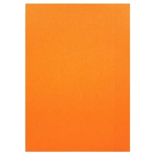 Флексика(фоаміран) "JO" /17FA4-005/ EVA 1,7mm A4 Fluorescent GLITTER "Помаранчевий" 10шт/уп (1/96)