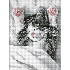 Алмазна мозаїка "Ідейка" /AMO20204/ "Муркотливий ранок" 30*40см