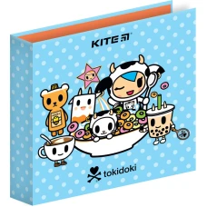 Папір з клейким шаром 120*120 мм "Kite" /TK22-477-2/ 40арк "Tokidoki" + стікер (1/10/100)