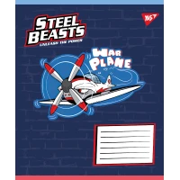 Зошит уч. "YES" 12арк.# /767709/ "Steel Beasts" (25/500)