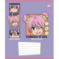 Зошит уч. "YES" 12арк.// /767660/ "Smiley World Cool" (25/500)