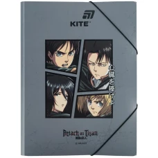 Папка на гумках А4 "Kite" /AT25-247/ Attack on Titan (1/12)
