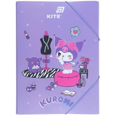 Папка на гумках А4 "Kite" /HK25-247-1/ Kuromi Куромі (1/12)