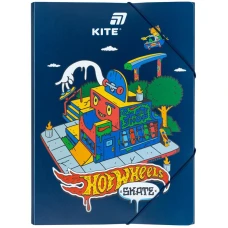 Папка на гумках А4 "Kite" /HW25-247/ Hot Wheels Skate (1/12)