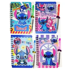 Блокнот А6/30арк. /DB-816/ на спіралі з ручкою "Стіч"  (12)