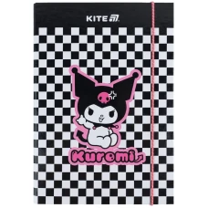 Папка для тетрадей "Kite" /HK25-210-3/ В5 на резинке картон, Kuromi (1/10) Папка для тетрадей "Kite" /HK25-210-3/ В5 на резинке картон, Kuromi (1/10)