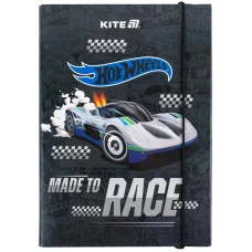 Папка для тетрадей "Kite" /HW25-210-1/ В5 на резинке картон, Hot Wheels (1/10) Папка для тетрадей "Kite" /HW25-210-1/ В5 на резинке картон, Hot Wheels (1/10)