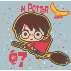 Картина за номерами "Ідейка" /KHO1364/ WB "Harry Potter: Політ на мітлі" 25*25см