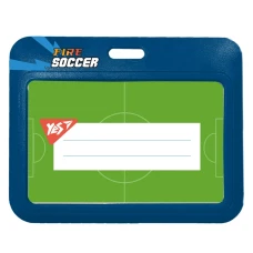 Бедж "YES " /940324/ горизонтальний, без стрічки, слайдер "Football" (1/20/600)