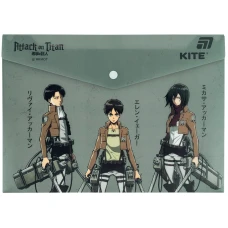 Папка на кнопці А4 "Kite" /AT25-244/ Attack on Titan Season 1-3 (1/12)