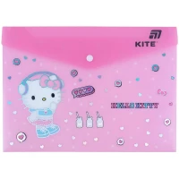 Папка на кнопке А4 "Kite" /HK25-244-4/ Hello Kitty (1/12)