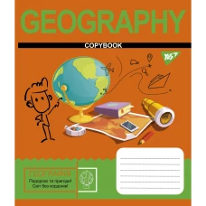 Зошит уч. "YES" 48арк.# /765702/ ГЕОГРАФІЯ (Cool school subjects) виб.гібрід.лак (5/200)