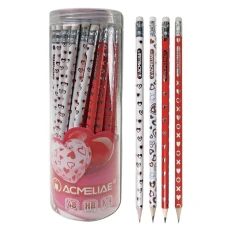 Олівець ч/г "Acmeliae" /43216/ HB "Love" круглі (48/1152)