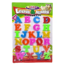 Магніт /8101/ "Алфавіт - англійська мова" 26шт 37*26см.  (1/50)