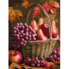 Картина за номерами "Ідейка" /KHO5725/ "Осінні фрукти" 30*40см