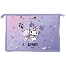 Папка на блискавці А4+ "Kite" /HK25-428/ Kuromi Куромі (1/12)