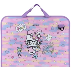 Портфель А3+ на блискавці "Kite" /HK24-411/ 1 відділ, Hello Kitty (1/18)