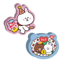 Гумка "Yes" /560602/ "Line Friends" 2 диз. мікс фігурна (51/306/1224)