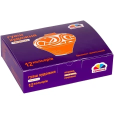 Гуаш "ГАММА'UA" Творчість" 12 кол. 20 мл /400205/ художня (1/8)