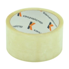 Скотч пакувальний "Канцмайстер" /KT95041/ 48мм*30ярд (40мкм) прозорий (6/72)