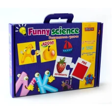 Пазли розвиваючі "1В" /953058/ "Funny science" "Англійський алфавіт" (1/9)