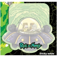 Папір з клейким шаром 70*70 мм "Kite" /RM23-298-1/ 50арк "Rick and Morty" (1/24/576)