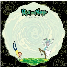 Папір з клейким шаром 70*70 мм "Kite" /RM23-298-2/ 50арк "Rick and Morty" (1/24/576)