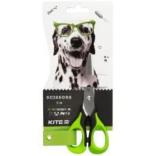 Ножиці  дитячі "Kite" /K22-016/ "Kite Dogs"13см, гум. вставки (1/12)