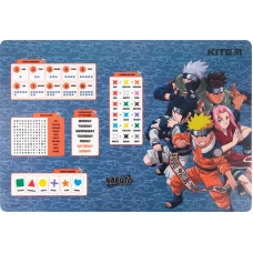 Підкладка настільна "Kite" /NR23-207/ 42,5x29см, PP "Naruto" (1/10/200)