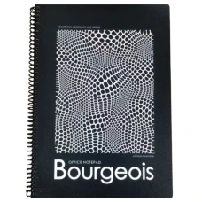 Зошит А4/80 "Bourgeois" /N9630/ Пласт.обкл., спіраль, вн.блок 60г, # (1/60)