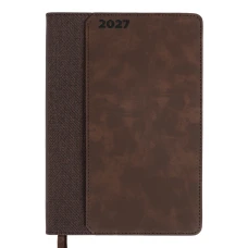 Щоденник діловий А5 Дат.2027 "Leo Planner" /252767/ "Nebraska", твердий, коричневий, 368 стор. (1/20) Щоденник діловий А5 Дат.2027 "Leo Planner" /252767/ "Nebraska", твердий, коричневий, 368 стор. (1/20)
