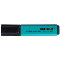 Маркер текстовий "SCHOLZ" /210/ 1-5 мм, бірюзовий (10/600)