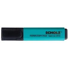 Маркер текстовий "SCHOLZ" /210/ 1-5 мм, бірюзовий (10/600)