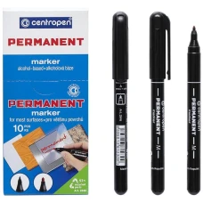 Маркер "Centropen" /2846/01/ перманентний, чорний (10)