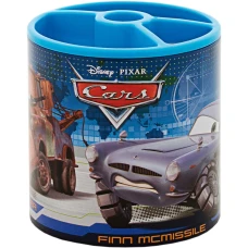 Стакан-підставка для ручок, метал. "1В" /703981/ "Тачки" (1/20/100)