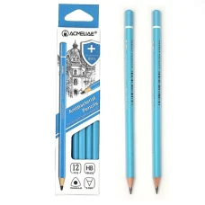 Олівець ч/г "Acmeliae" /43853/ НВ "Blue" тригранний корпус, 2,2мм (12/144)