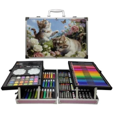 Набір для творчості /145-CAT/ "Кошенята" 145 предметів, валіза 34*23*9см (1/6)