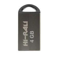 Флеш пам'ять "Hi-Rali" 4GB Mini Fit серiя срібло Флеш пам'ять "Hi-Rali" 4GB Mini Fit серiя срібло