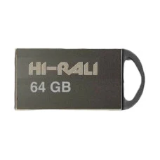 Флеш пам'ять "Hi-Rali" 64GB Mini Fit серiя срібло Флеш пам'ять "Hi-Rali" 64GB Mini Fit серiя срібло