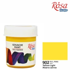 Гуаш "ROSA Studio" 40 мл /902/ Жовта світла