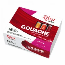 Гуаш "ROSA Gallery" 18 кол. 20 мл /221554/ (1/2)