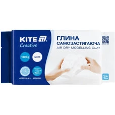 Глина самозастывающая "Kite" /K-290/ Creative, белая, 1000 гр (1/12) Глина самозастывающая "Kite" /K-290/ Creative, белая, 1000 гр (1/12)