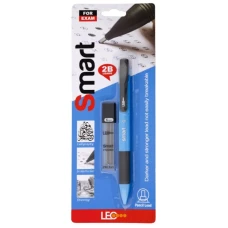 Олівець механічний "LEO" /300122/ L1614, + стрижні 2В 6шт, блістер (1/36/288)